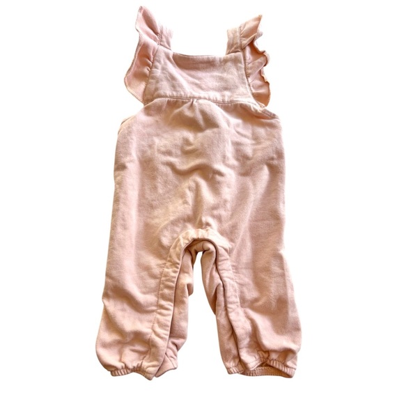 City Mouse Flutter Sleeve Overalls Size 0-3 Months - Picture 1 of 5